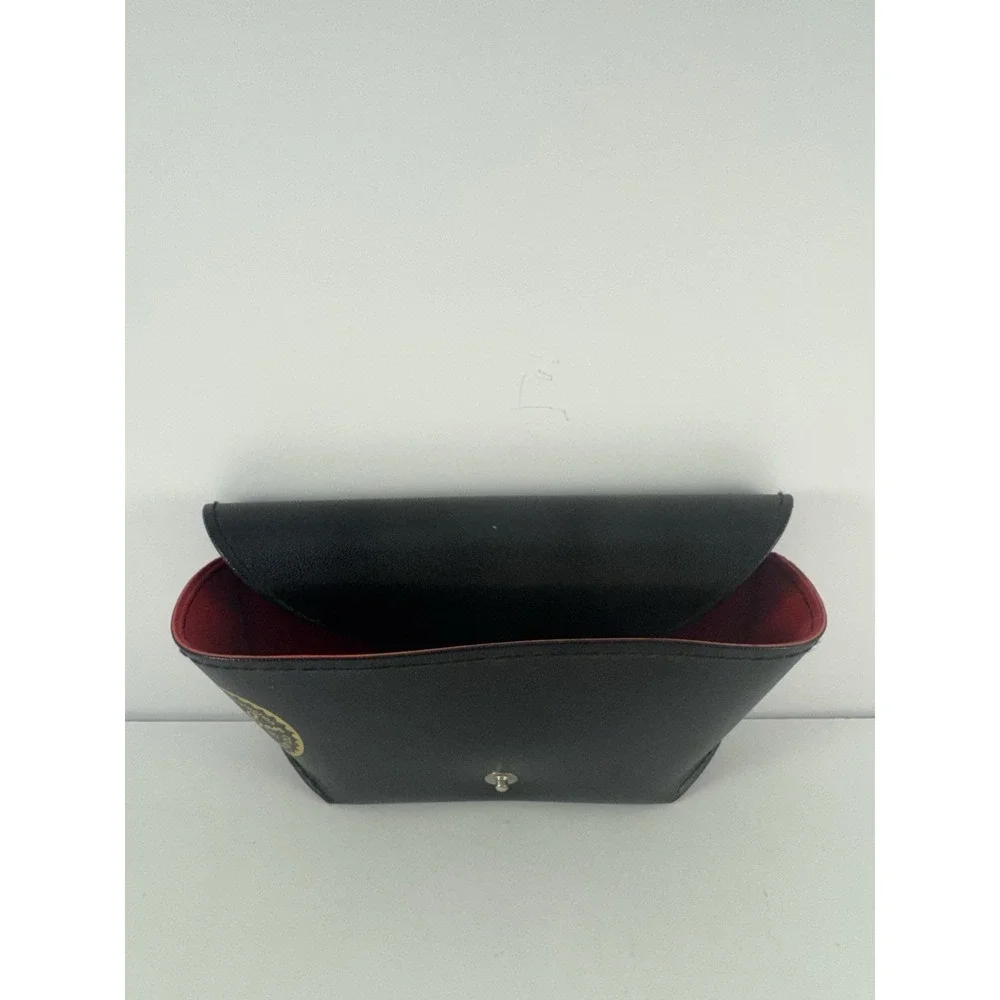 Authentic Ray-Ban Sunglasses‎ Leather Case - Black leather Red velvet liner